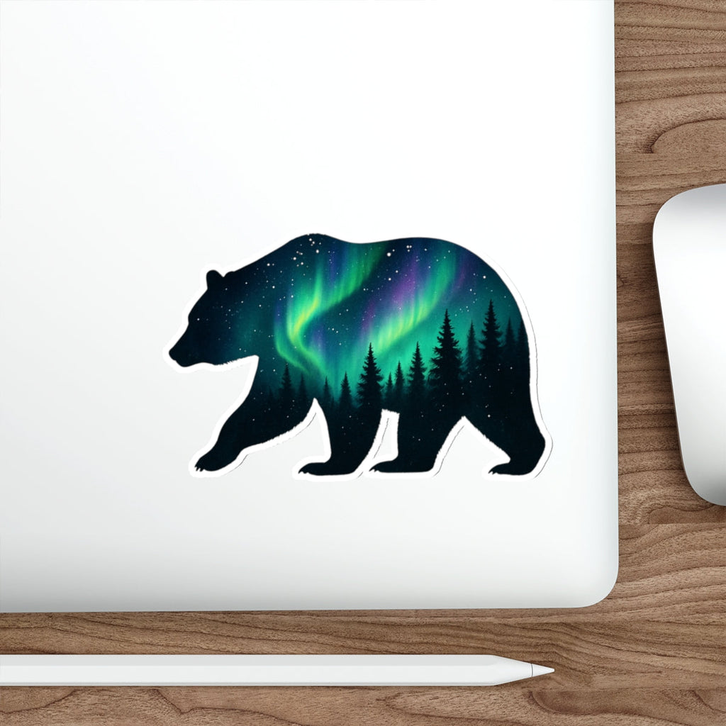 Aurora Bear Die-Cut Sticker
