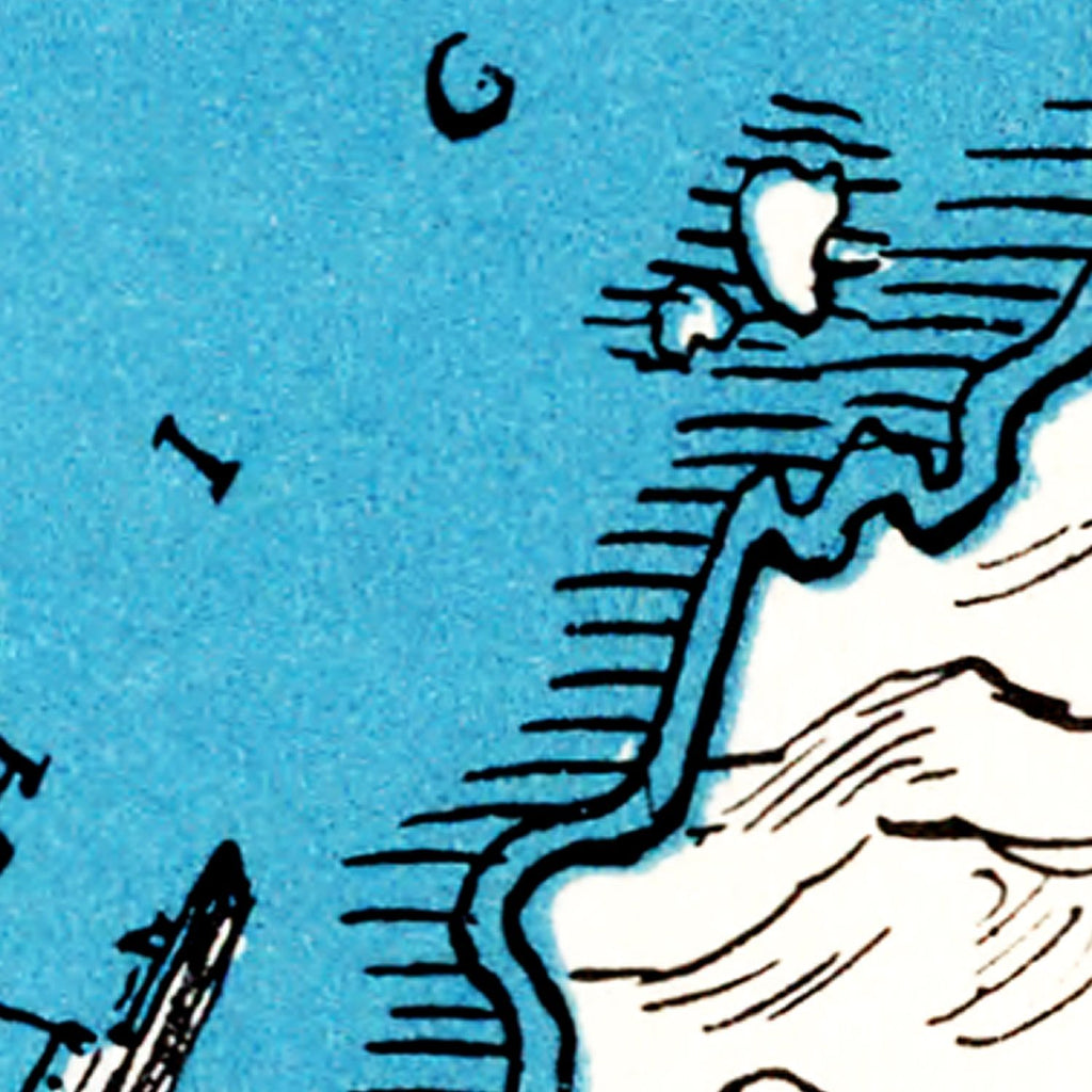 Vintage Map of Michigan 1931