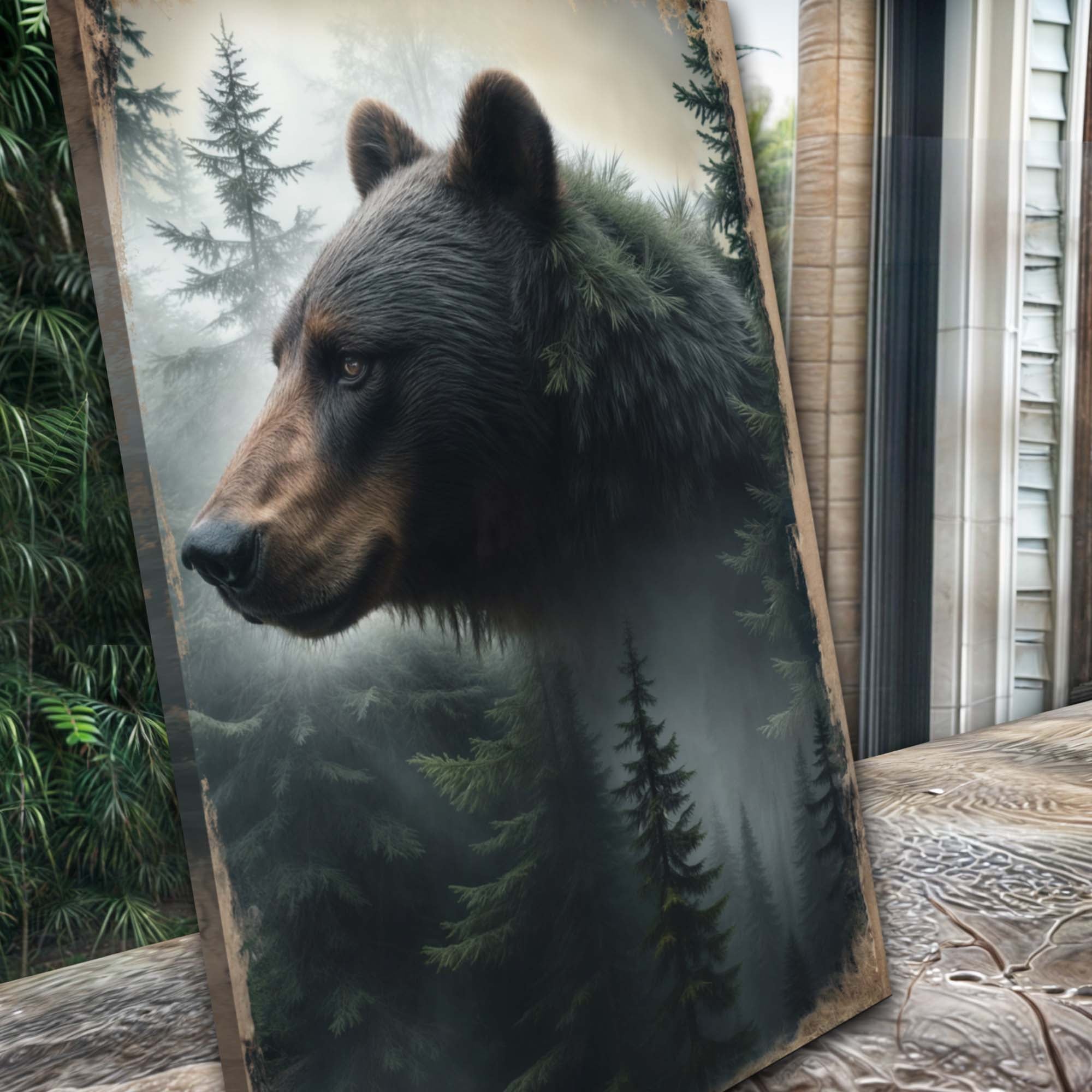 Black Bear Exposure Wall Art