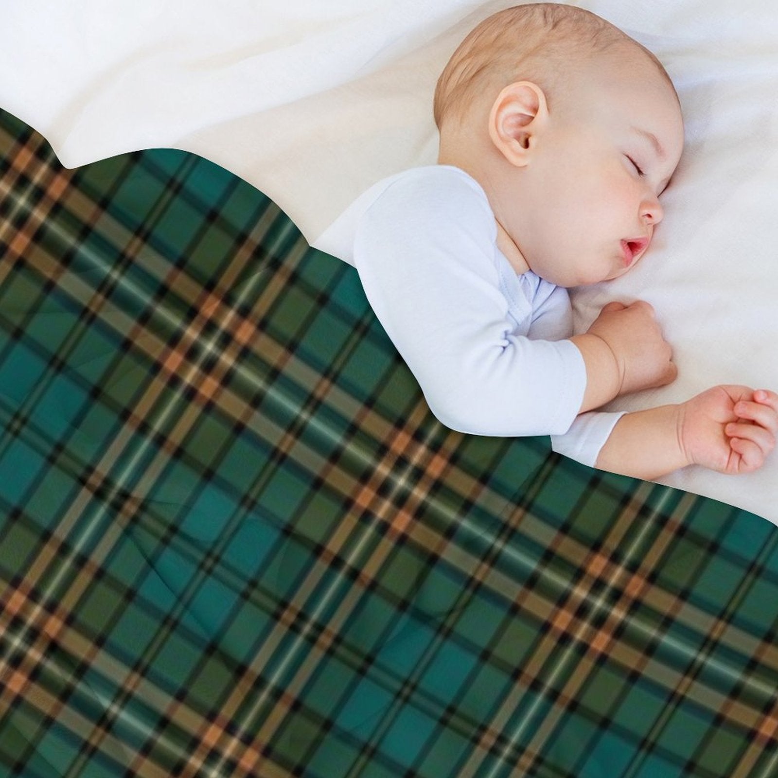 FITZSIMMONS (Fitzsimons) Tartan  Historic Irish Family Name Plaid Design Throw Blanket