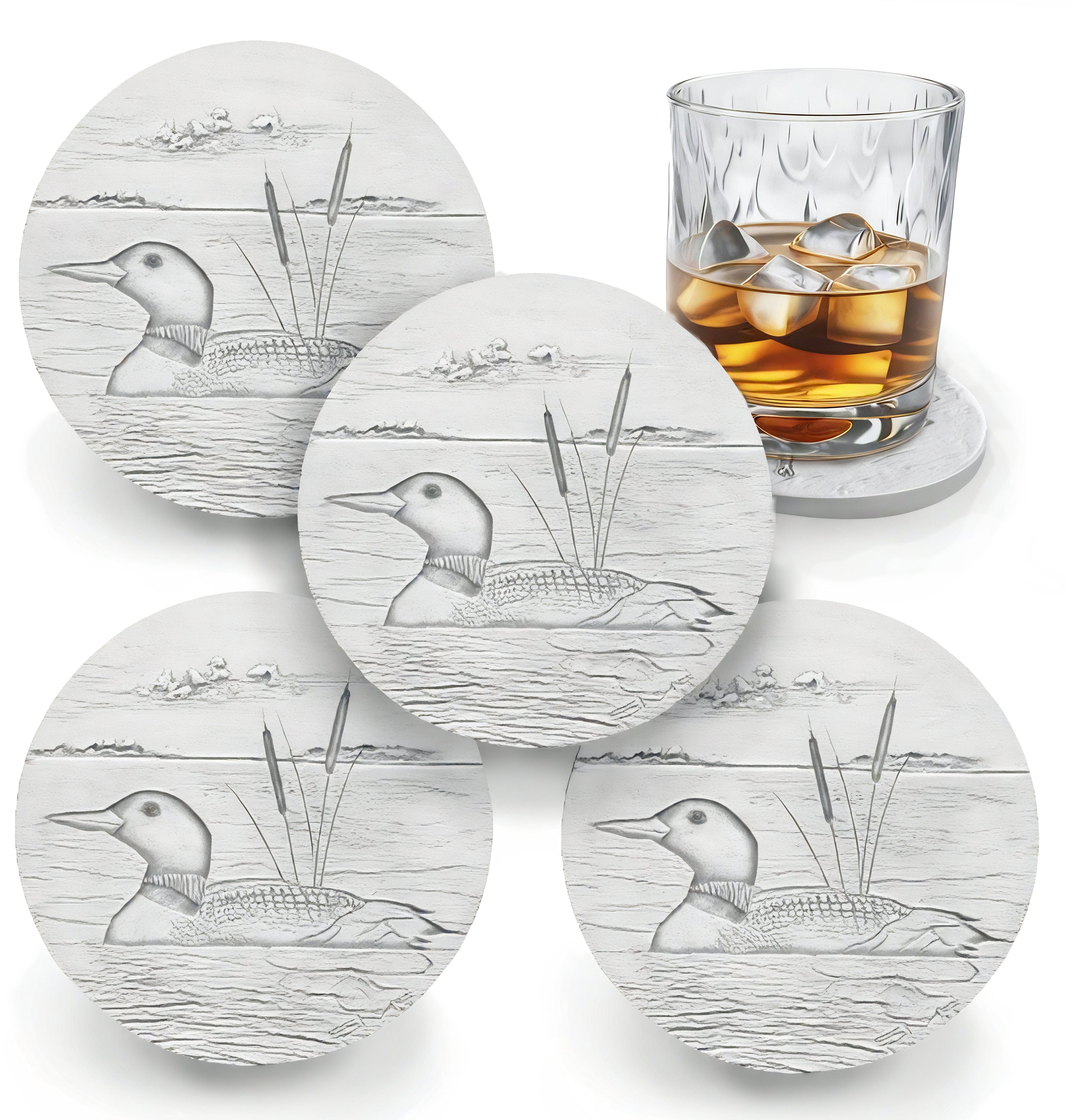 Loon Coasters