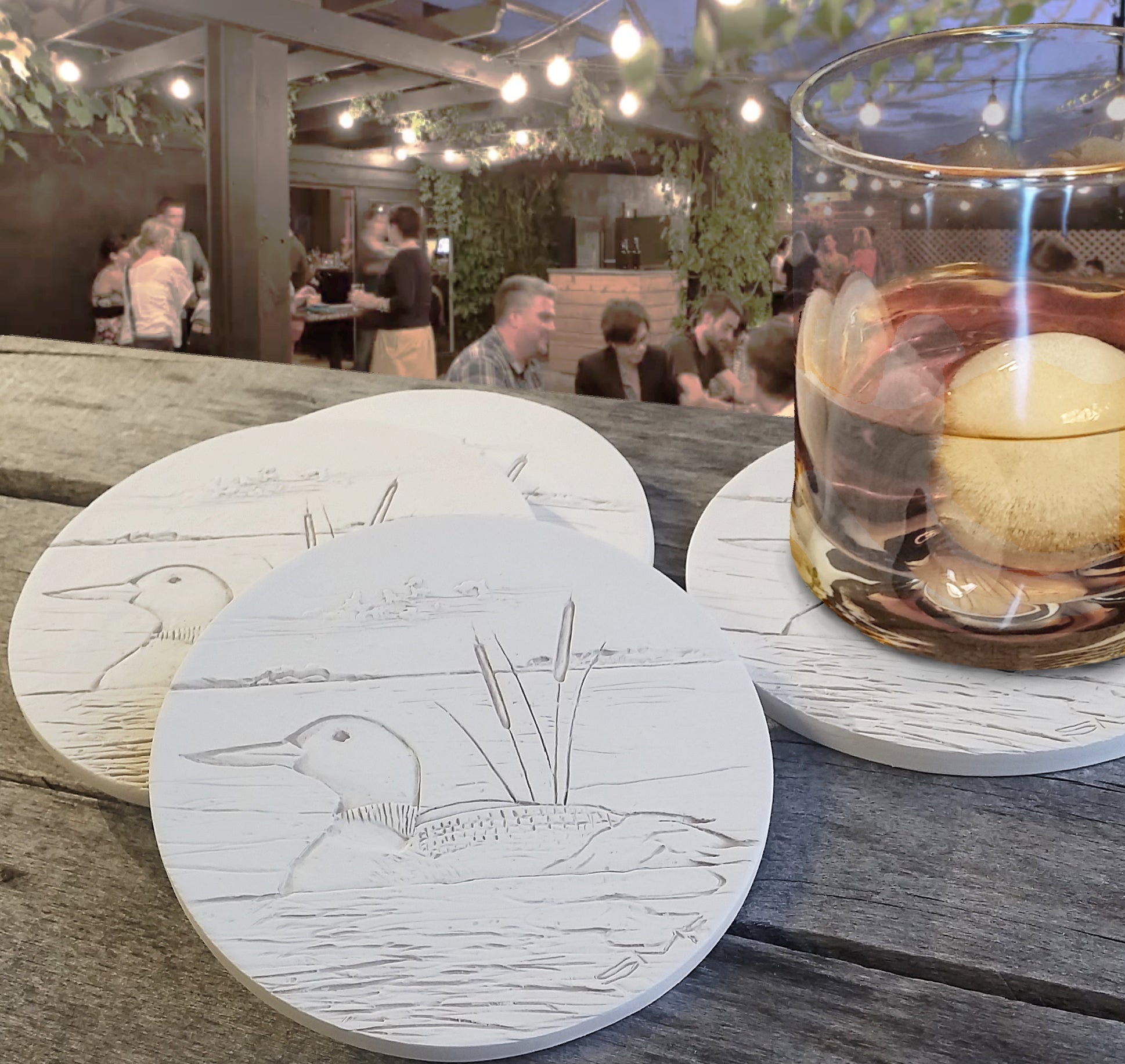 Loon Coasters