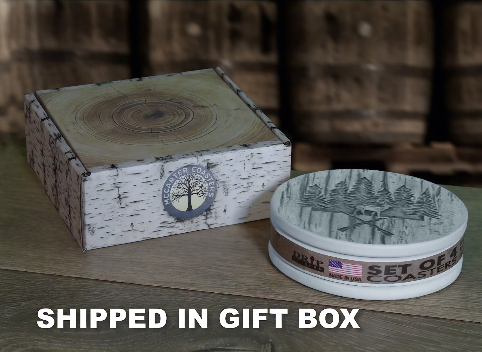 Deer Hunter Drink Coasters