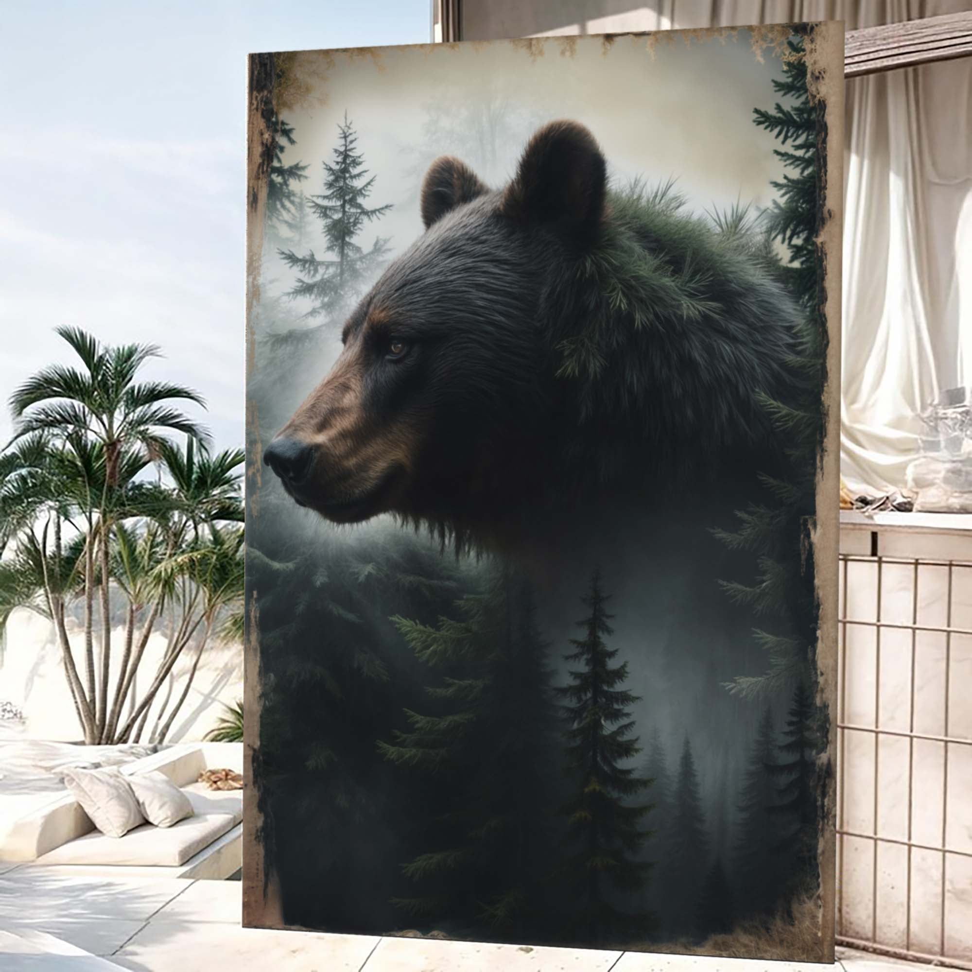 Black Bear Exposure Wall Art