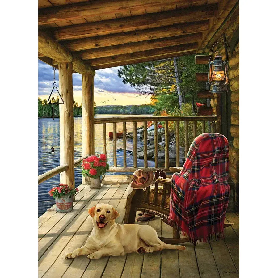 Cabin Porch 1000 Piece Jigsaw Puzzle Cobble Hill