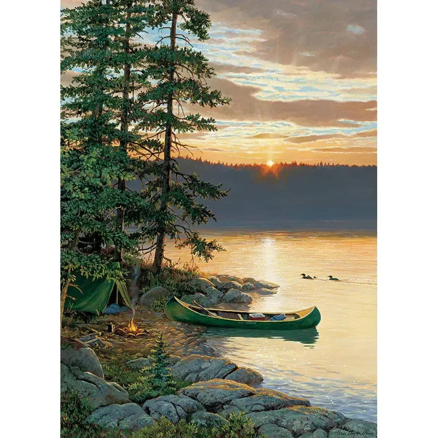 Canoe Lake 1000 Piece Jigsaw Puzzle Jack Pine