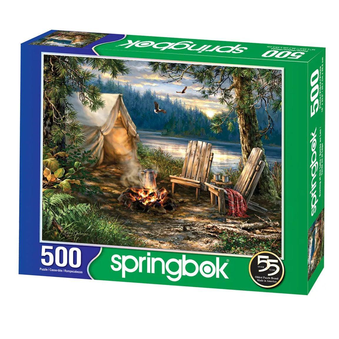 Evening at the Lake 500 Piece Jigsaw Puzzle Springbok