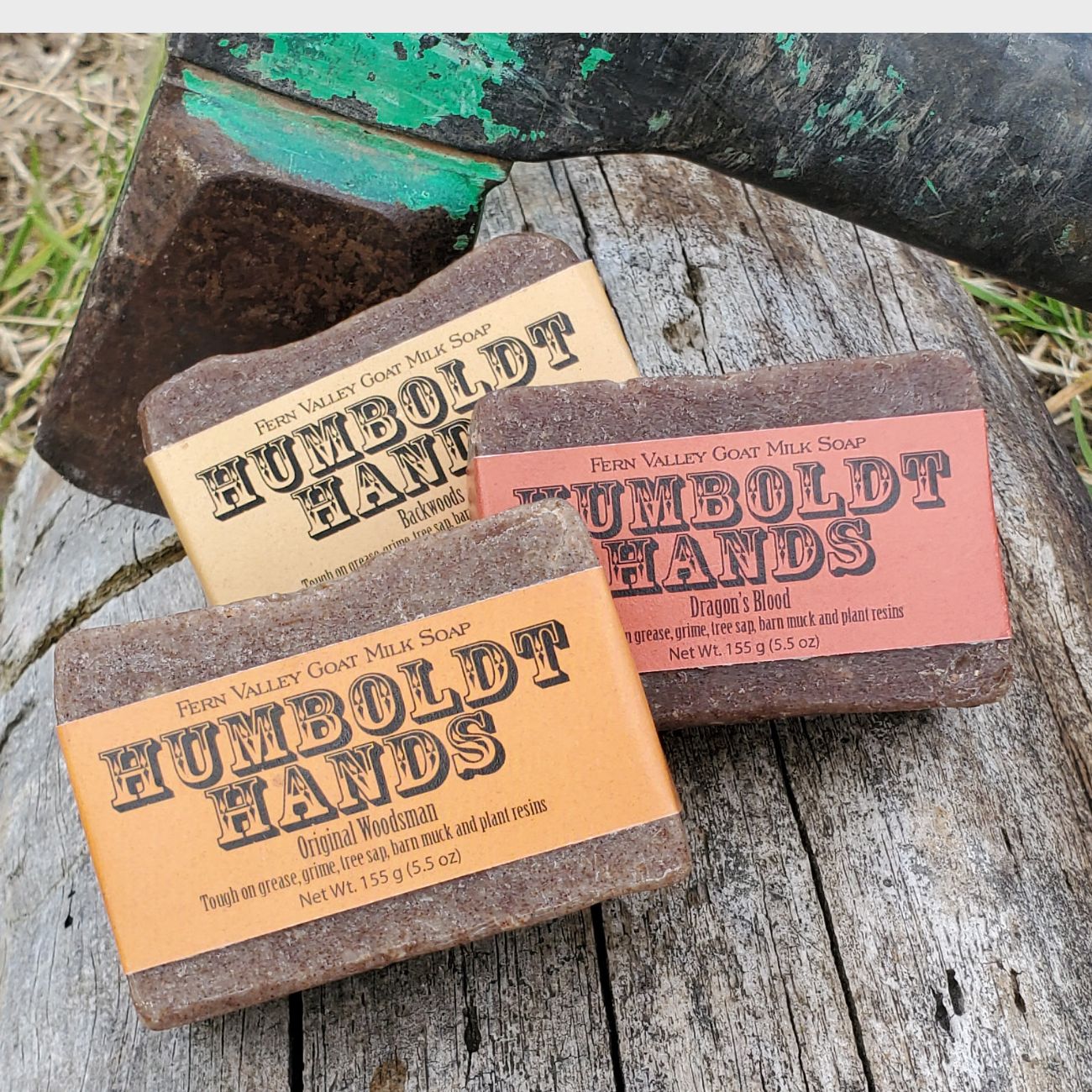 Natural Goat Milk Soap | Humboldt Hands Heavy-Duty Hand Cleaner | Dragon's Blood
