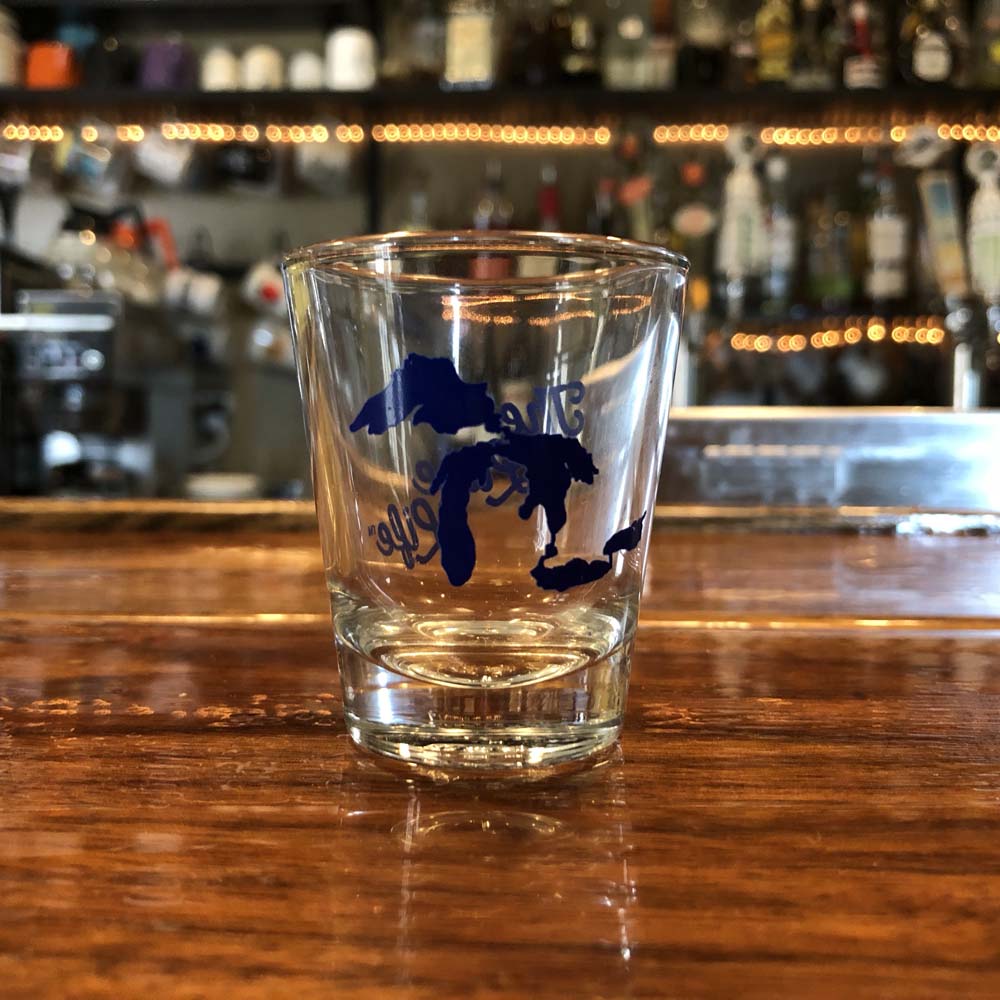 Shot Glass - Michigan The Lake Life