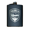 Flask - Michigan Shield