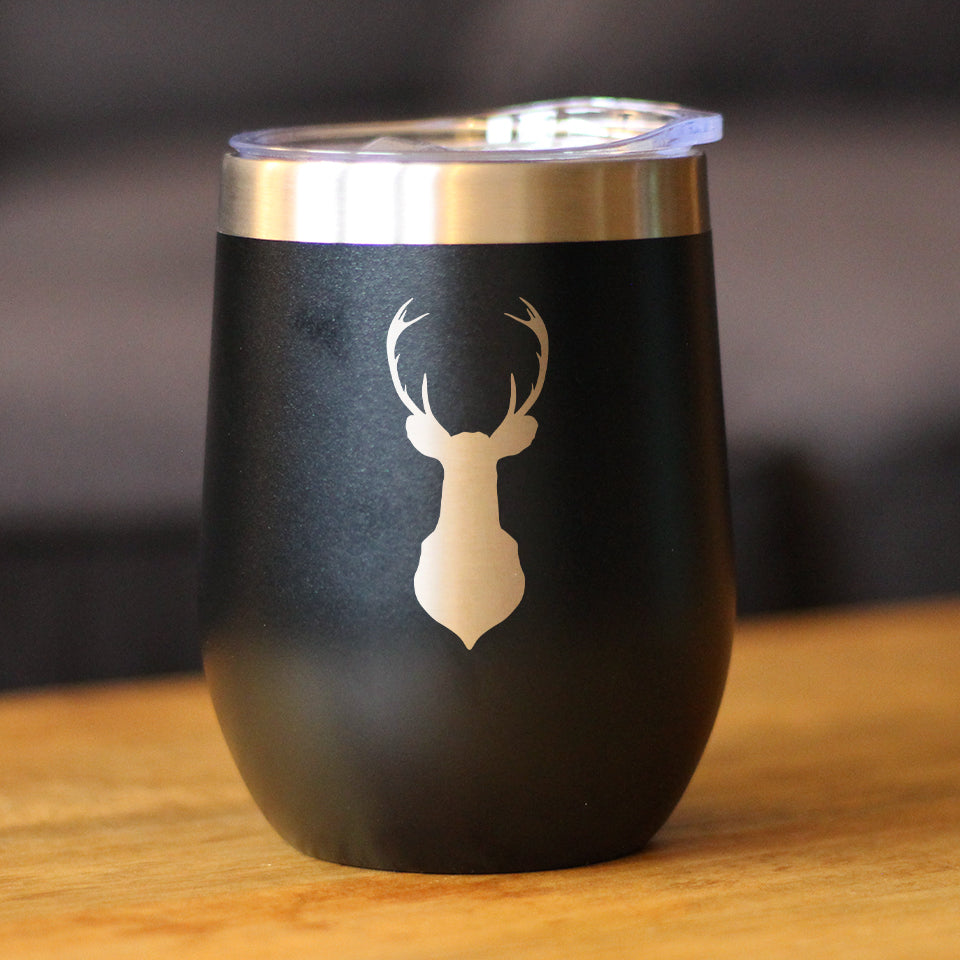 Deer Head - Wine Tumbler