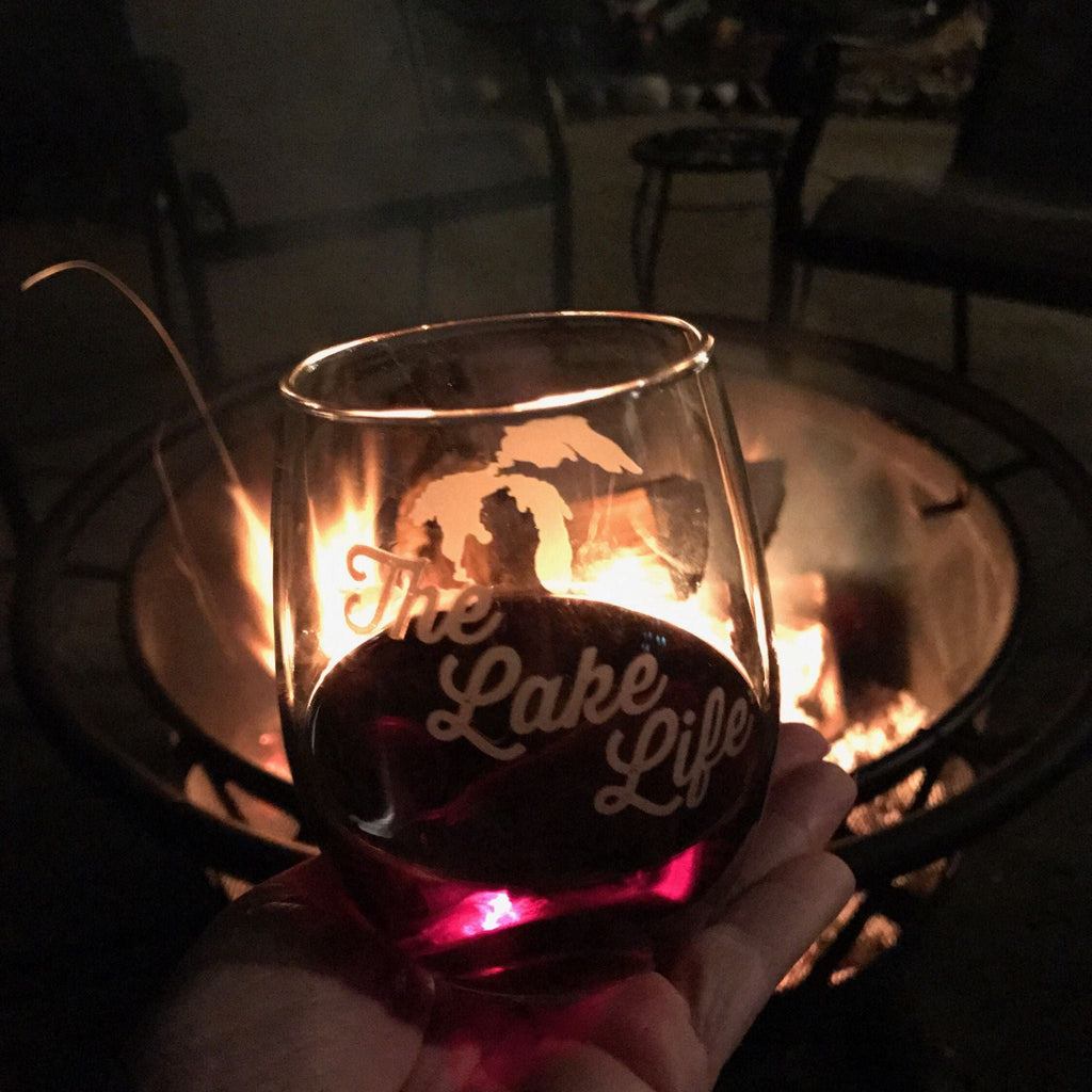 Wine Glass - The Lake Life