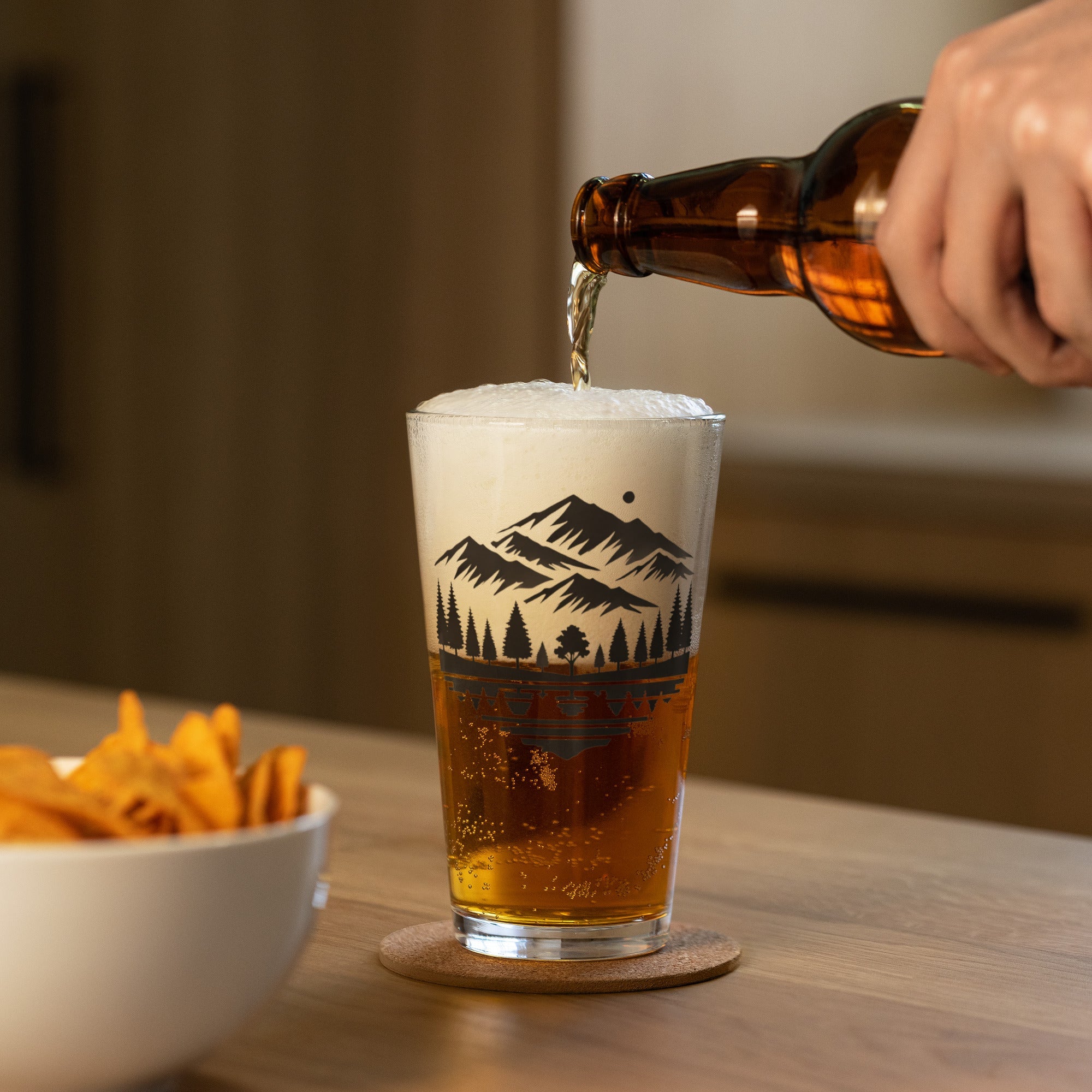 Alpine Reflection Pint Glass