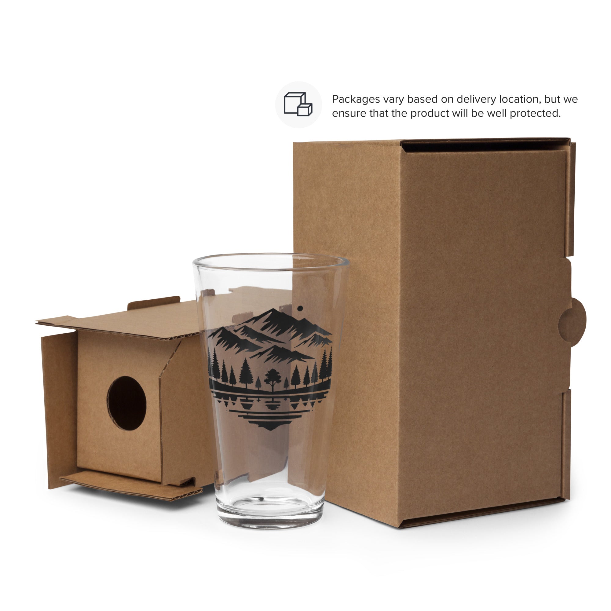 Alpine Reflection Pint Glass